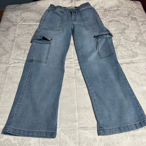 Women's GOGO JEANS Blue Skater Flare & Wide Leg Jeans Size 9